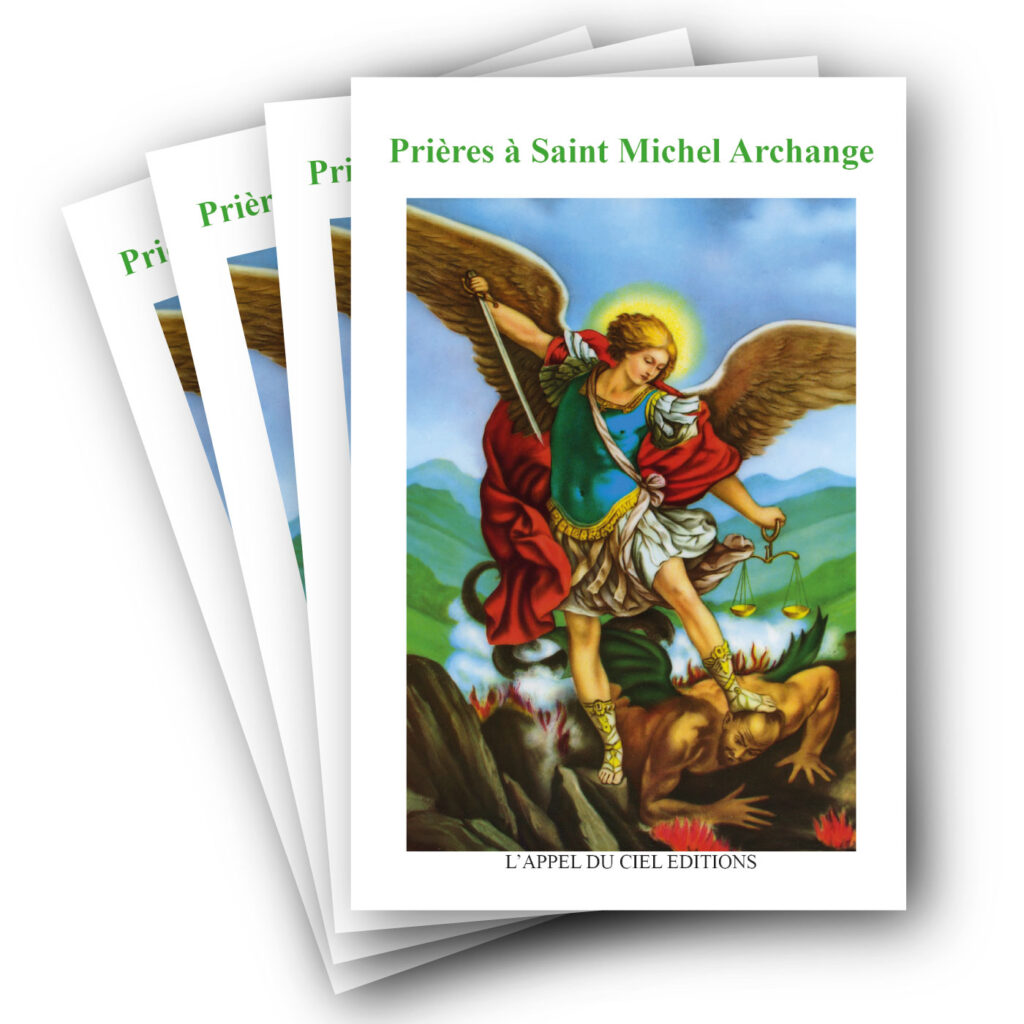 Carte-prière Saint Michel Archange - Articles religieux - Boutique chrétienne